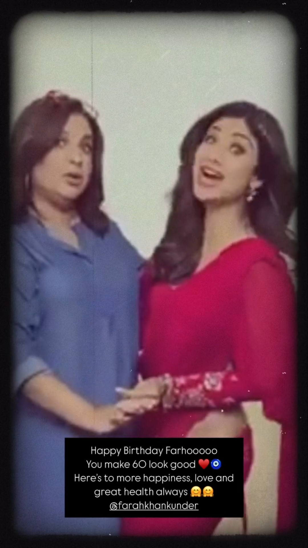 Shilpa Shetty shares a FUN video to wish Farah Khan on her 60th birthday ? #shorts #shilpashetty
