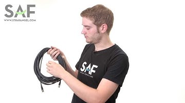 How To Wrap A BNC Video Cable or XLR Audio Cable