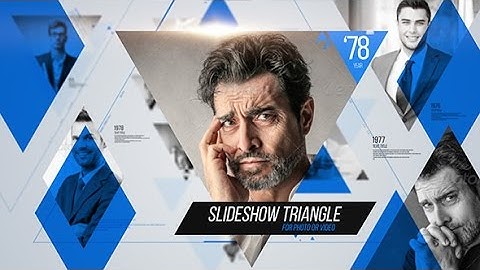 Slideshow Triangle — After Effects project | Videohive template