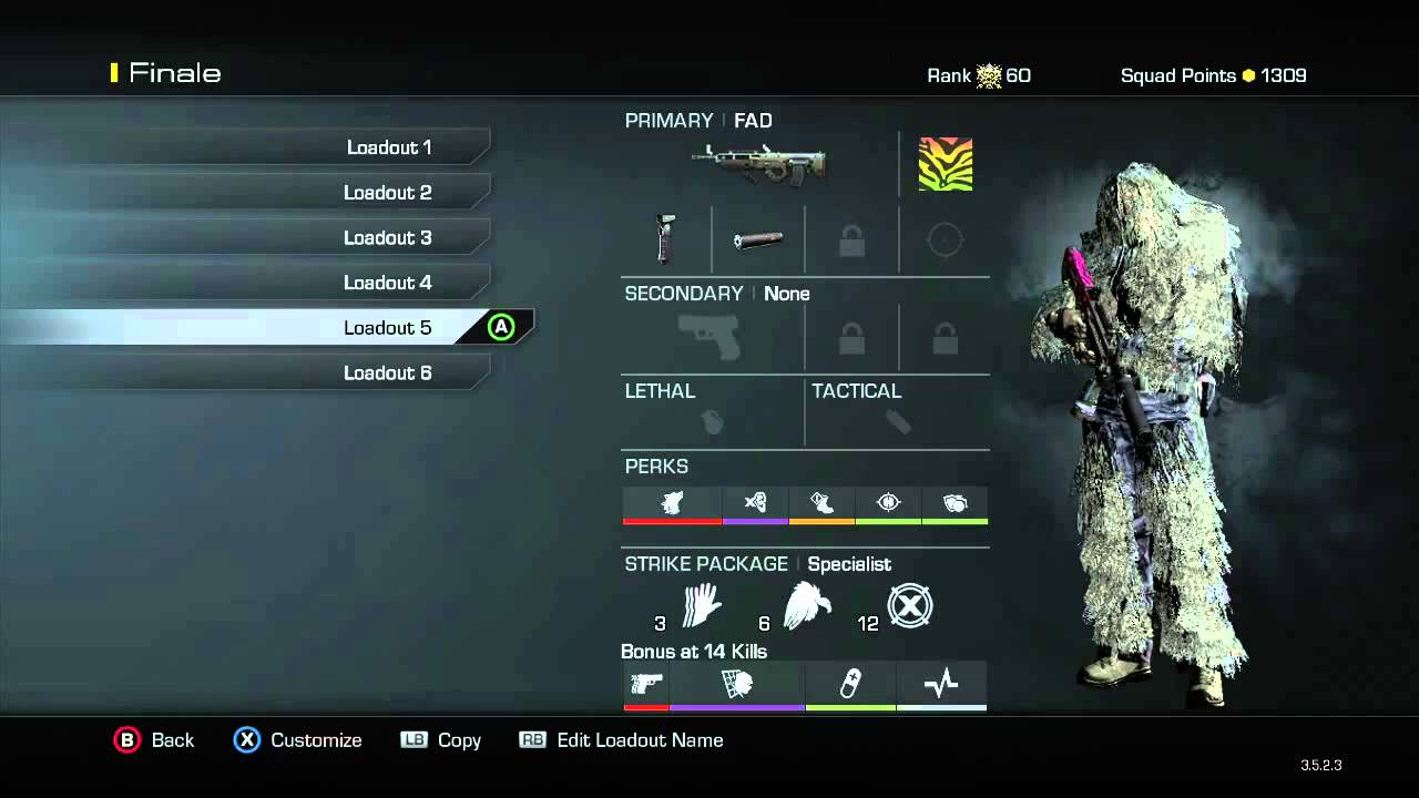 CoD Ghosts Class setups & Combat record (Kem Classes) YouTube