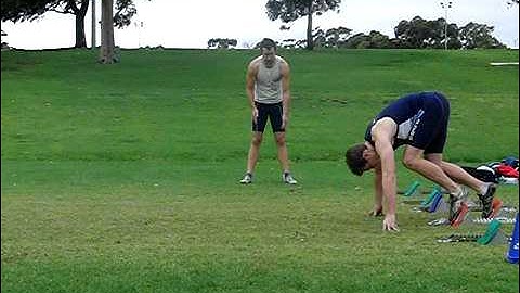 Flinders Sprint Start Analysis - Slow Motion