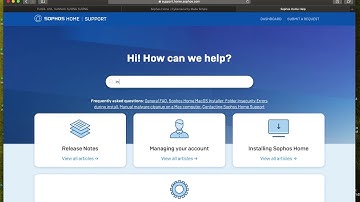 Sophos Home- Uninstall on Mac