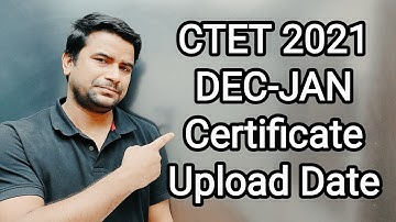 Certificate Upload Date of CTET DEC-JAN 2021 l CBSE Phone Talk l Deepak Himanshu sir