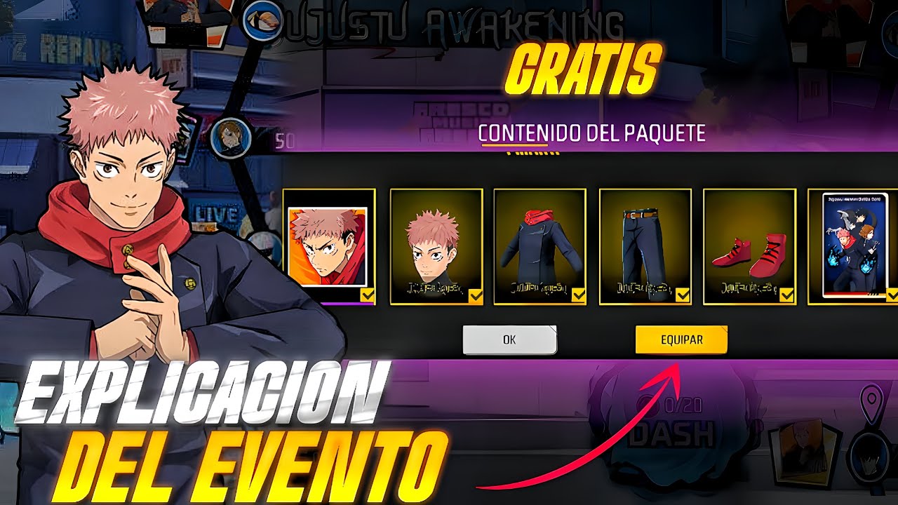 ♦️ DE ESTA FORMA PODRAS COMPLETAR LAS MISIONES PARA OBTENER A ITADORI GRATIS !!. | COLABORACIÓN FF