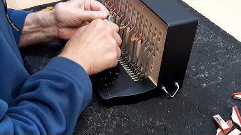 Mounting the rubbers, mechanism