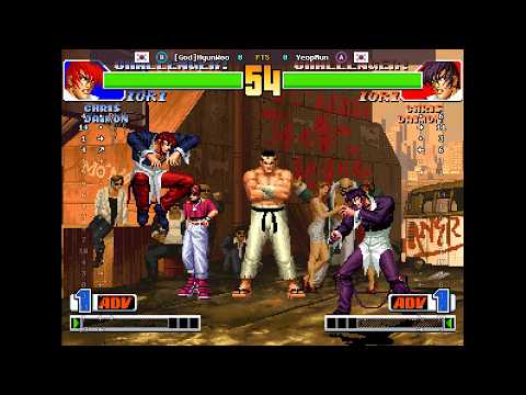 The King of Fighters '98 - 🇰🇷 [God]HyunWoo(B) vs 🇰🇷 YeopMun(A) | Fightcade (2026-07-13 16:09 UTC)