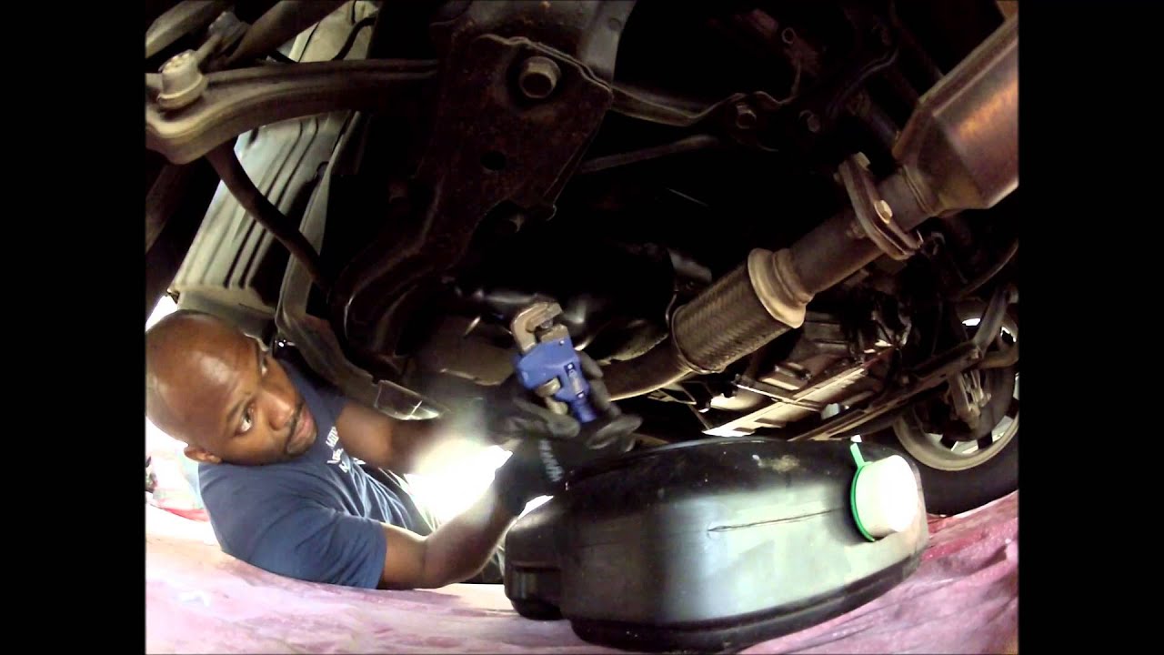 How to Remove Rounded Drain Plug on 2002 Honday Accord YouTube