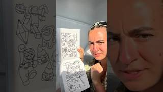 DIY COLOURING IN BOOK (PART 2) #art #artist #craft #diy #trending #fyp #creative