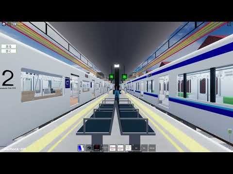 2000系3次（リニューアル）車乗降促進メロディー「かもめの子守唄」＋安越駅発車メロディー「Polaris Ver1 pattern3」【尾羽急電鉄】