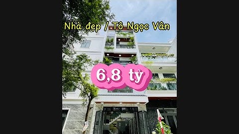 Nhà đất Thanh Tuyền- Khu nhà lầu VIP trục Tô Ngọc Vân- Q12 hơn 6 tỷ sở hữu ngay