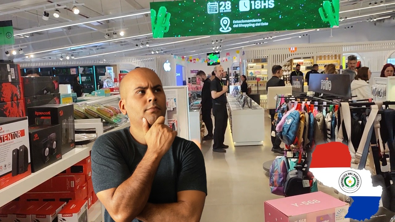 Fui Ver os Preços no Paraguai… iPhone, PS5 e Câmeras me Surpreenderam! 🇵🇾