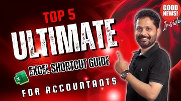 5 Hidden Excel Shortcuts that Every Accountant Must Know! Daily Shortcuts that are 10X productive!
