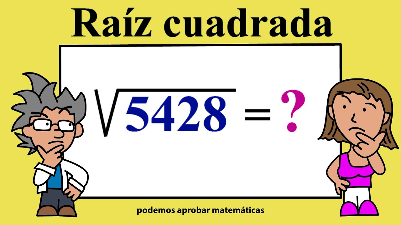 Como hacer las raices cuadradas