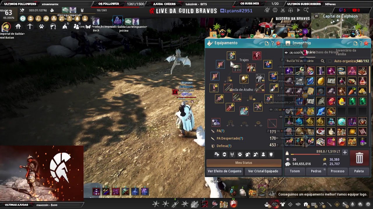 [BDO SA]Será que vem Vell ? Abrindo só 14 Vell  !gear !bravusnabgs !slip66