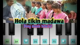 HOLA TIKIN MADAWA//Dong srenj music tutorial//Whalk band piano app screenshot 1