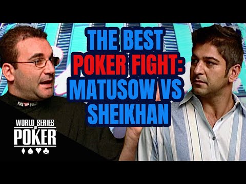 Mike Matusow vs Shawn Sheikhan Epic Fight at World Series of Poker