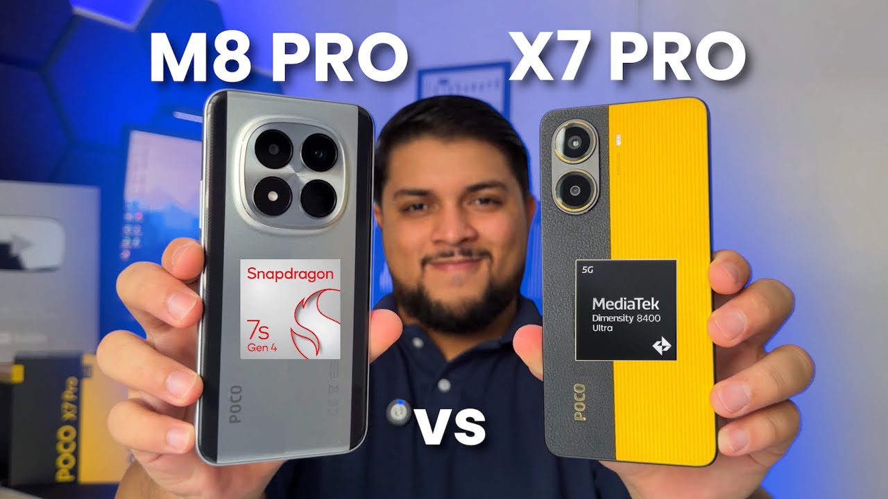 POCO X7 PRO VS POCO M8 PRO QUAL COMPRAR?