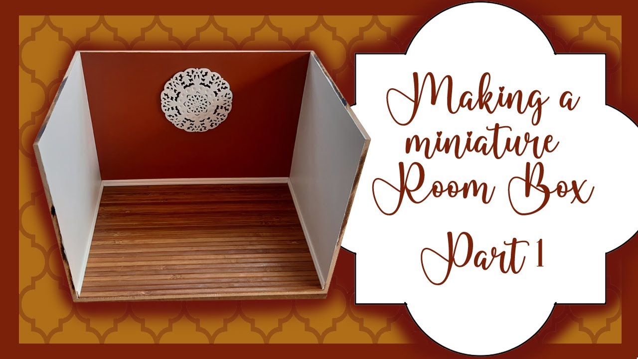 Hand Made Miniature Library Roombox from www.mumandmeminiatures