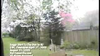 GWC Timelapse--April 27, 2008--Soggy Start To The Day In NJ