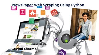 Newspaper Articles Web Scraping Using Python | By Govind Sharma Profile