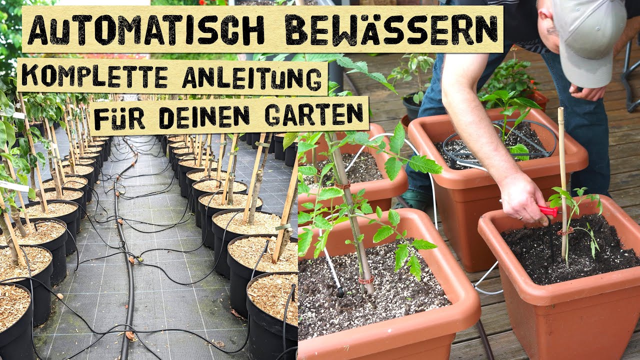 5x 3,5L Bewässerungssystem Für Pflanzen - Automatische Tropfbewässerung
