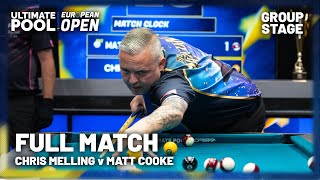THE MAGICIAN FACES THE COOKIE MONSTER | Chris Melling v Matt Cooke | European Open | Group stages