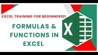 FORMULAS AND FUNCTIONS IN EXCEL FOR BEGINNERS || LESSON 1/5