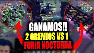 FURIA NOCTURNX VS 2 GREMIOS EN CASTILLO!! ALBION ONLINE 2025  #albion #zvz  #mmo #tutorial