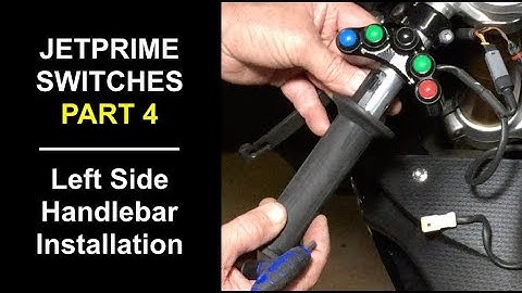 Jetprime-schakelaars Deel 4 - Hoe u de linker stuurschakelaar op een BMW S1000RR verwijdert en ve...