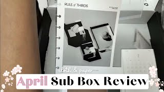cloth and paper monthly subscription box - honest review!