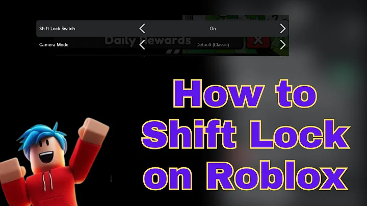 How to shift lock 🔒 on roblox pc - Full guide