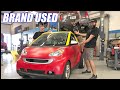 Repairing Our Wrecked Turbo K-Swapped SmartCar! +First Rip in Laz's Supercharged Truck