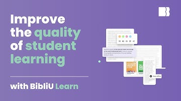 BibliU Learn | Improve the quality of student learning