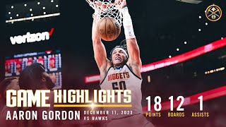 Aaron Gordon Secured Double-Double In Atlanta 🎥