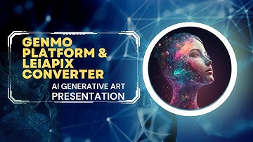 Ai generative art using Genmo platform & LeiaPix converter (2023 Presentation)