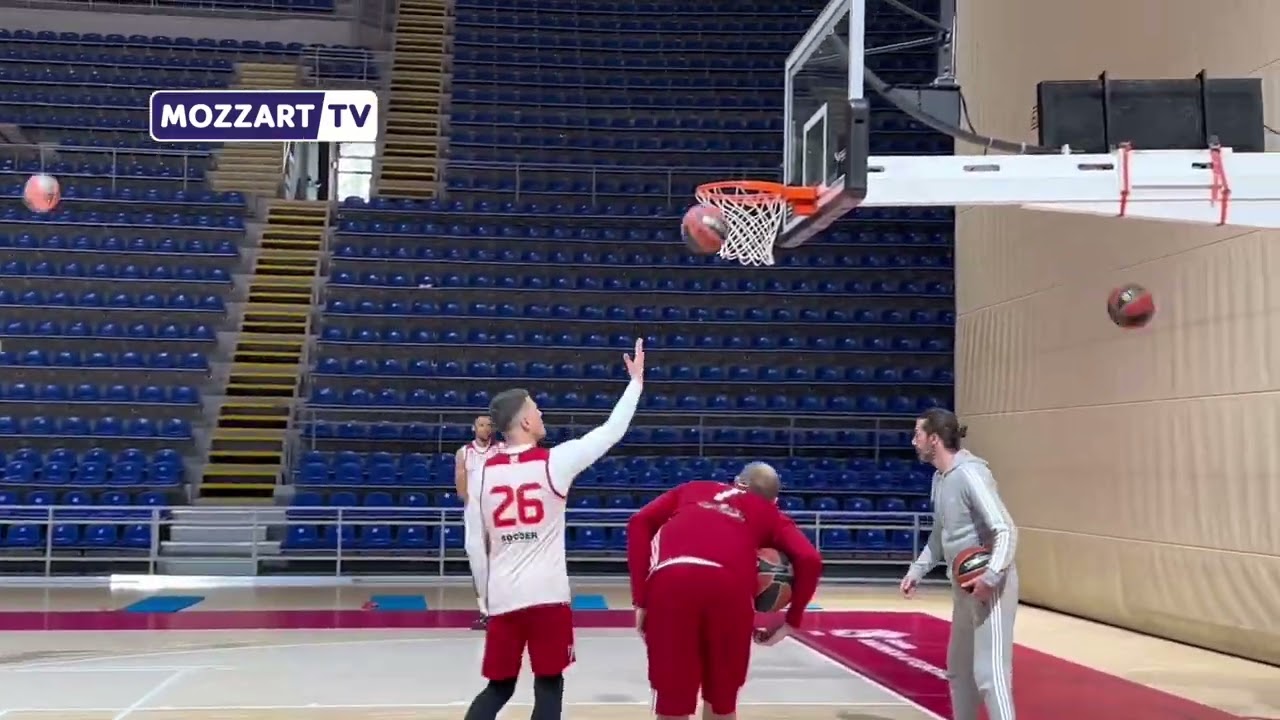 Trening Crvene zvezde pred Monako