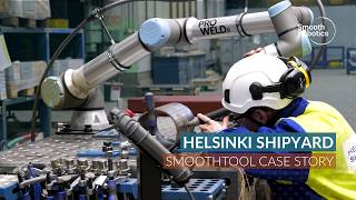 Cobot Welding & Plasma Cutting at Helsinki Shipyard | Hybrid Cobot Welder Case Study