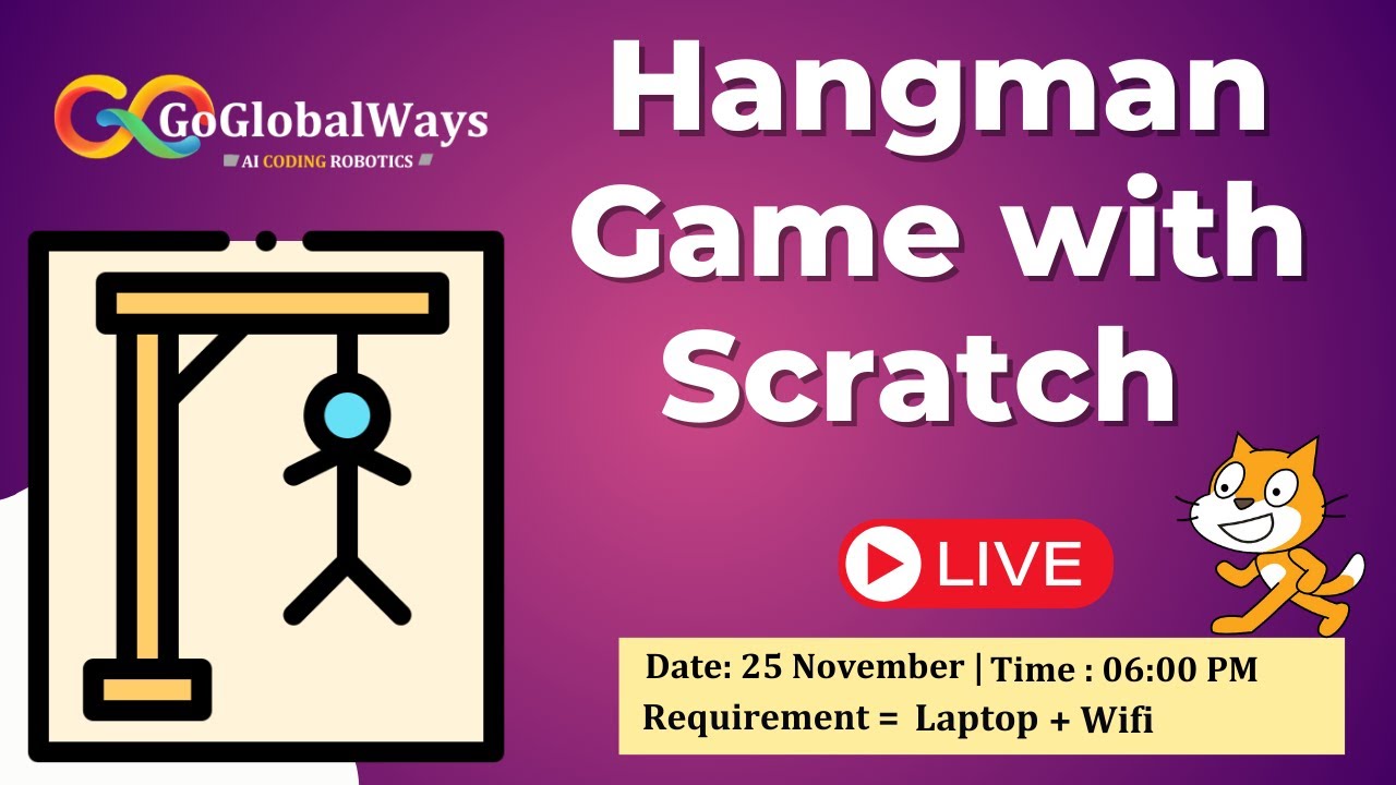 Scratch Tutorial, Scratch Hangman Game