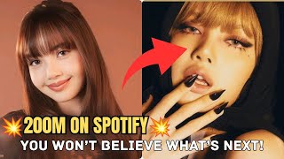 Lisa BLACKPINK’s ‘Born Again’ Surpasses 200 Million Streams on Spotify,A Solo Era Like Never Before!