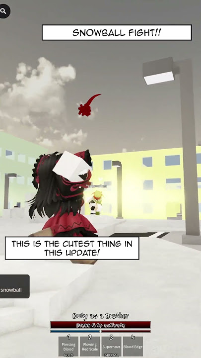 Snowball fight with the SDM #robloxfunny #funny #roblox #jjk #jjs #jujutsushenanigans #jujutsukaisen