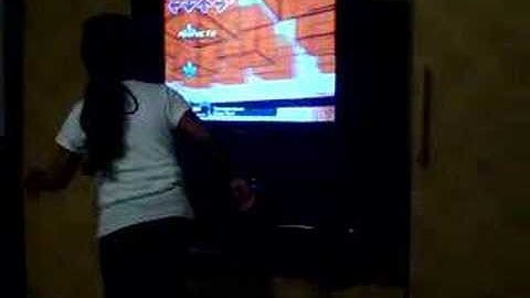 Precious playing DDR