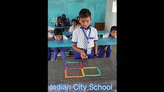 Square Game #4 Square to 3 Square #Kids Playing #Playing #indiancityschool #ics #kid #SHORTS