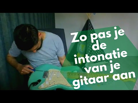 Intonatie van je elektrische gitaar instellen