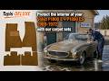 Video: Carpet mats for Volvo P1800 E + P1800 ES (only LHD)