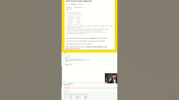 Leetcode Product Sales Analysis 3.       #sql #shorts #leetcode #productsales