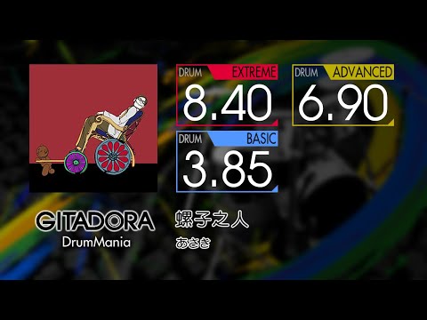 【GITADORA】 螺子之人 (EXTREME ~ BASIC) Drum