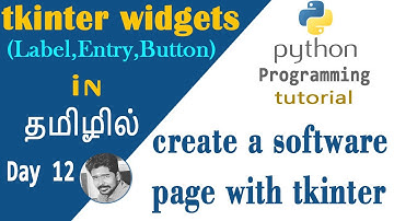 Adding labels and entry widgets using tkinter in Python. Day 12. #finalyearcsprojects #pythoncode
