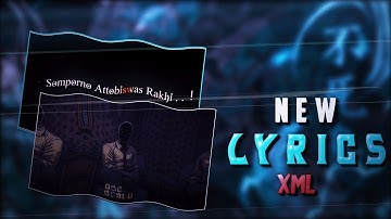 New Trending Lyrics Edit Xml | New Text And Shake Effect Xml | Alight Motion | Emon Editz