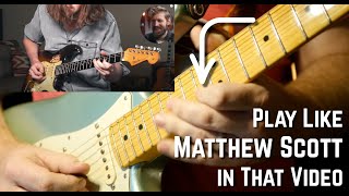 How to Play Matthew Scott's Solo from the Paul Davids Collab Video