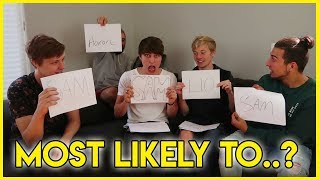 WHO'S MOST LIKELY TO!? (Ft. Roommates!) | Colby Brock